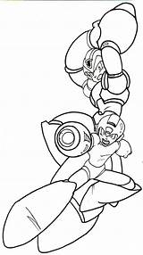 Mega Megaman Man Coloring Pages Lineart Zero Line Color Trunks24 Deviantart Template Jet Printable Collection Getdrawings Library Clipart Getcolorings sketch template