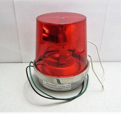 edwards   wh red rotating light adaptabeacon  ebay