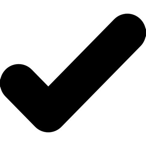 Verification Checkmark Symbol Free Interface Icons