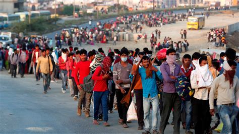 coronavirus lockdown hits india migrant workers pay food supply