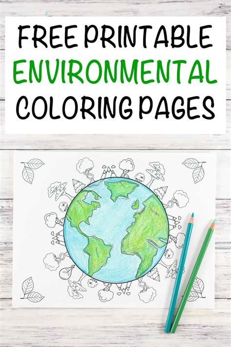 earth day  environmental coloring pages  artisan life