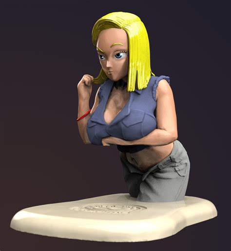 Android 18 3d Model 3d Printable Cgtrader