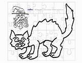 Printable Puzzle Cat Coloring Puzzles Piece Small Pages Coolest Printables Medium Large Comments sketch template