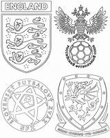 Angleterre Uefa Russie Pays Coloriage Galles Slovaquie Slovakia Coloriages Morningkids sketch template