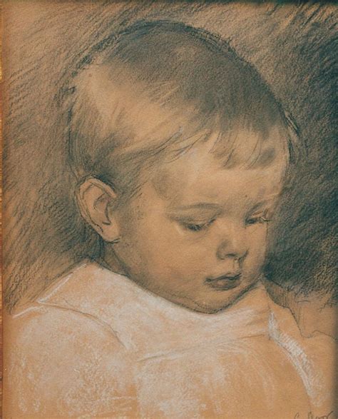 cornelis spoor watercolours  drawings prev  sale  portrait   baby
