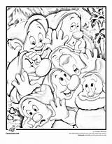 Coloring Pages Disney Snow Dwarfs Grumpy Cartoon Kids Adults Seven Book Dwarf Color Cartoons Printables Sheets Colouring Printable Adult Movie sketch template