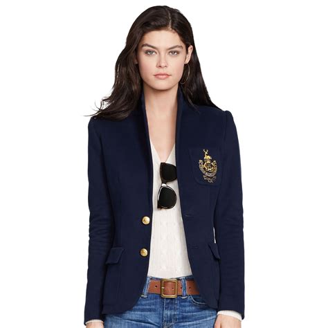 custom fit fleece blazer jackets jackets outerwear ralphlaurencom blazer jackets