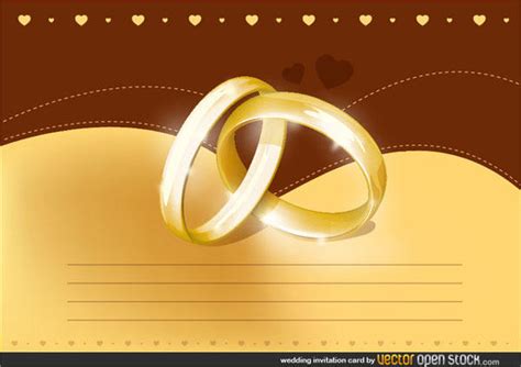 Engagement Ring Ceremony Invitation Card