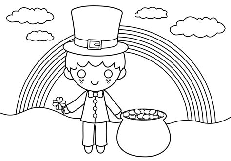 leprechauns coloring pages drawing image    porn website