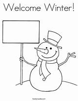Snowman Coloring Winter Welcome Printable Pages Template Print Break Over Abominable Templates Outline Sign Add Noodle Colouring Color Kids Twisty sketch template