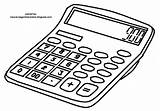 Mewarnai Kalkulator Sketsa sketch template