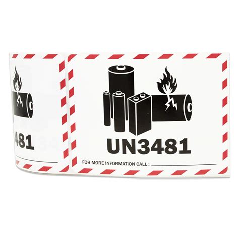 buy   label stickers     lithium ion battery labels