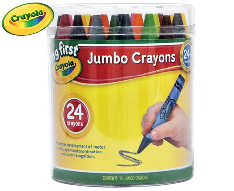 crayola   jumbo crayons  pack multi catchcomau