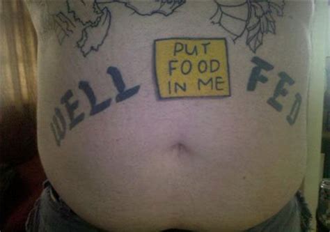 11 glorious and not so glorious stomach tattoos