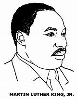 Luther Martin King Coloring Jr Pages Mlk Dr Printable Drawing Kids Dream Color Print Worksheets Speech Science Preschoolers Template Getcolorings sketch template