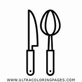 Chef Cuchillo Faca Chefe Ultracoloringpages sketch template