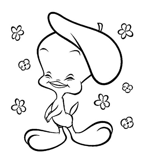 tweety bird coloring pages coloring home