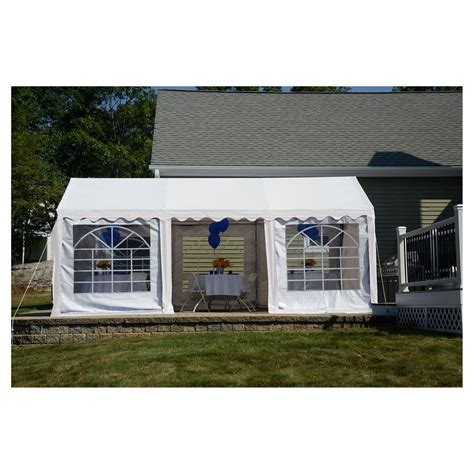 shelterlogic  canopy enclosure kit  windows carport idea