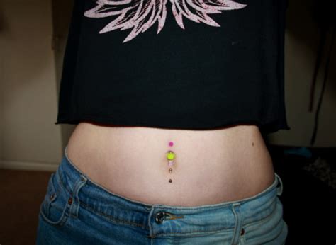 double belly piercing on tumblr