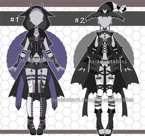 witch outfit adoptables closed   adoptables  deviantart