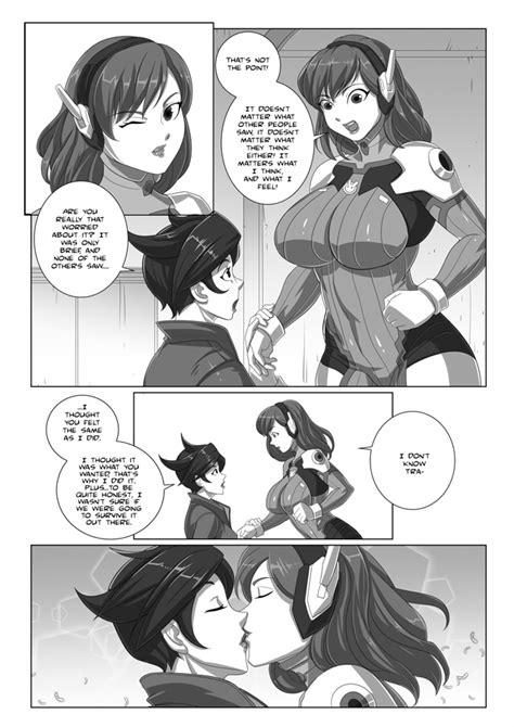 tracer and dva lesbians 03 overwatch doujin superhero manga pictures luscious hentai and erotica