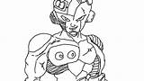 Frieza Coloring Pages Golden Getdrawings Deviantart Template sketch template