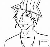 Anime Coloring Pages Guy Sad Boy Cartoon Cool Drawing Getcolorings Getdrawings Color sketch template