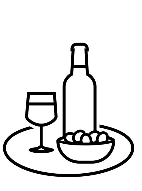 kids  funcom coloring page shapes  food wine