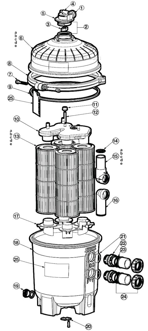 hayward  parts list  diagram swim clear ereplacementpartscom