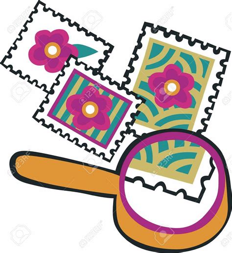 collecting stamps clipart   cliparts  images  clipground