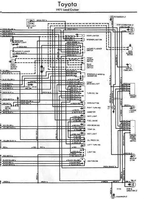 toyota land cruiser  electrical wiring diagram  part   wiring diagrams