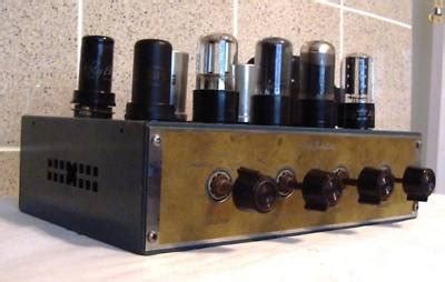rca svp  high fidelity  watt  tube amplifier amp