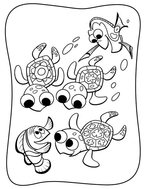 dory  finding nemo coloring pages coloring pages