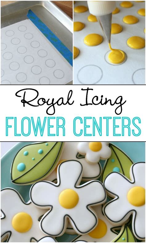 royal icing flower centers   printable templates