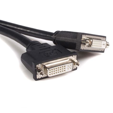 startechcom dms   dual dvi   dms    dvi  cable dvi splitter cable