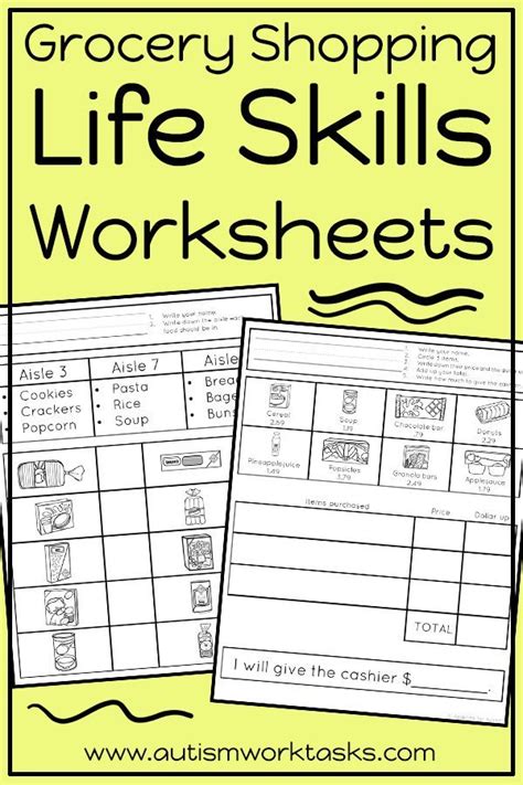 worksheets  special  students