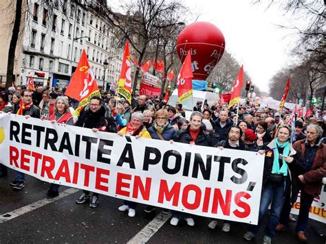 Au 36e Jour De Grève Nouvelle Mobilisation Contre La Réforme Des