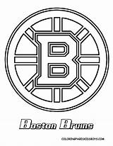 Hockey Coloring Bruins Nhl Boston Pages Team Logo Logos Sox Red Print Sports Sheets Teams Kids Sheet Clipart Colouring Oilers sketch template