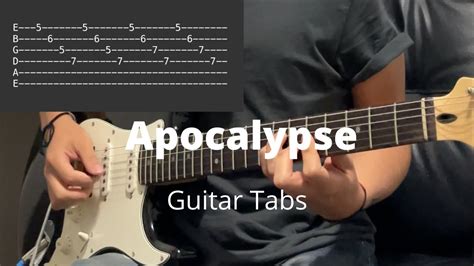 apocalypse by cigarettes after sex guitar tabs youtube