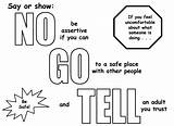 Abuse Prevention Stranger Tell Lesson sketch template