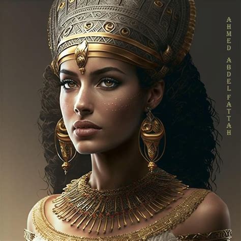 Egyptian Queens Artificial Intelligence Generated Art By Digital
