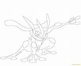 Greninja Pokemon Pages Colouring Coloring Mega Print Pokemone Template Search Color sketch template