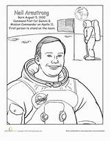 Neil Armstrong Astronaut Scouts sketch template