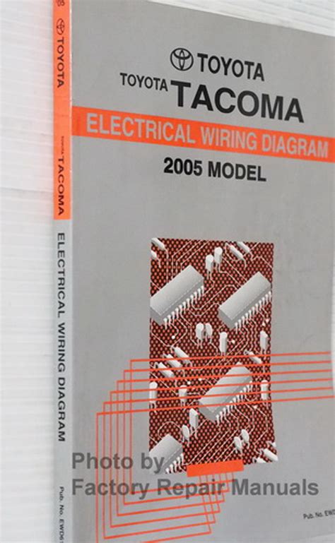 toyota tacoma electrical wiring diagrams original manual factory repair manuals