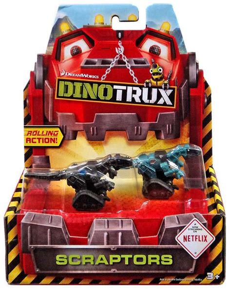 dinotrux scraptors diecast figure  pack mattel toys toywiz