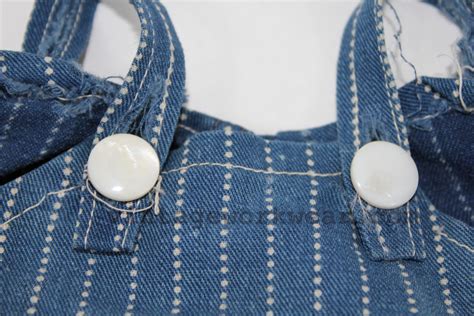 vintage workwear stifel indigo cloth overalls