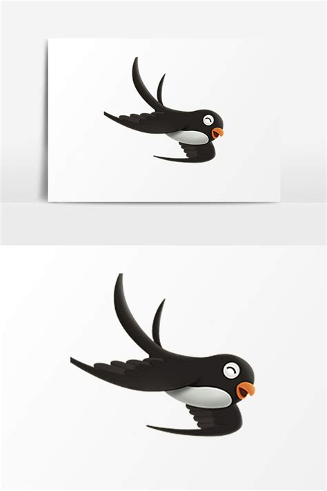 Cute Cartoon Spring Swallow Psd Psd Png Images Free Download Pikbest