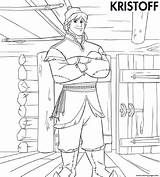 Coloring Kristoff Pages Iceman Named Frozen Printable sketch template