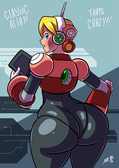 classic alia booty by axel rosered mega man rockman