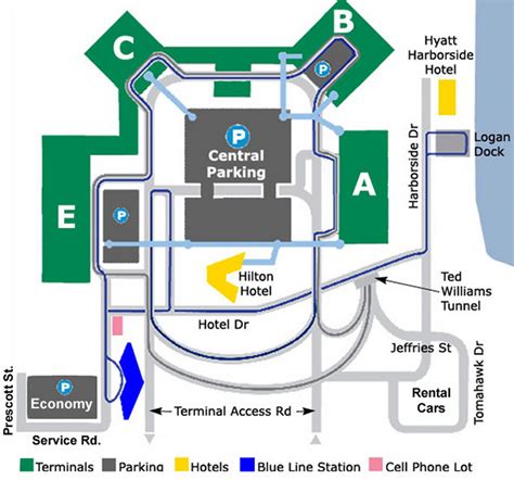 airport parking map logan airport parking mapjpg